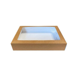 Opakowanie 31x22x8 cm KRAFT z oknem