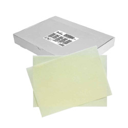 Gelbes Oblatenpapier 0,3 mm - 5 Blatt A4 Oblatenpapier