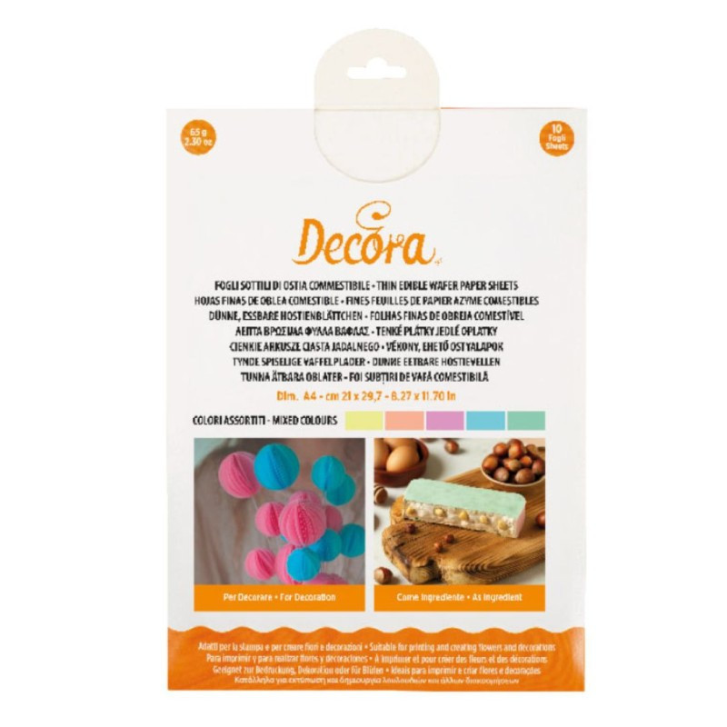 Saracino Waffelpapier 0,3 mm - 10 Blatt A4 Waffelpapier