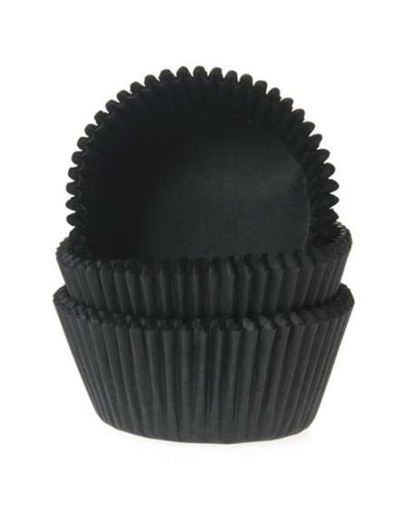 Muffinförmchen HoM 50 Stk. SCHWARZ