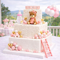 Topper KULE Złote Zielone Zestaw na tort Jungle Zwierzątka