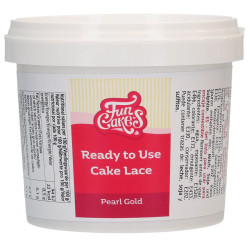 Ready LACE mass Fun Cakes 200g Pearl Gold lace mass