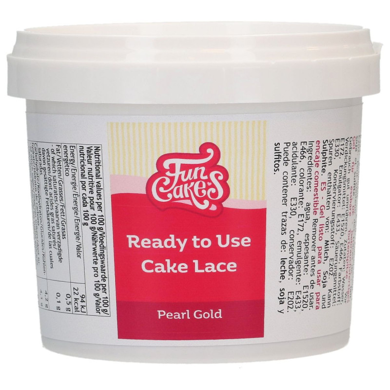 Fun Cakes Lace Powder 400 g WHITE Lace Powder