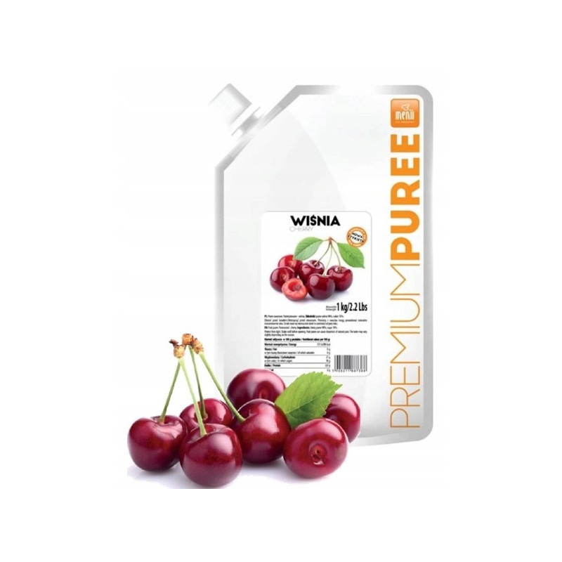 Puree owocowe Menii Pulpa Wiśnia 1kg