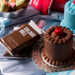 Masa cukrowa Smartflex Velvet CZARNA 0,7 kg WANILIOWA do obkładania i dekoracji Lukier plastyczny