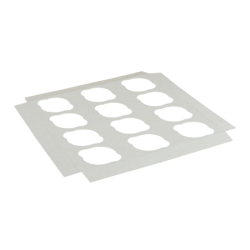 Opakowanie na 12 babeczek BIAŁE pudełko na muffiny, muffinki