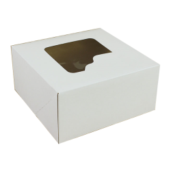 Package for 12 cupcakes WHITE 28x28x12 x 10 pcs
