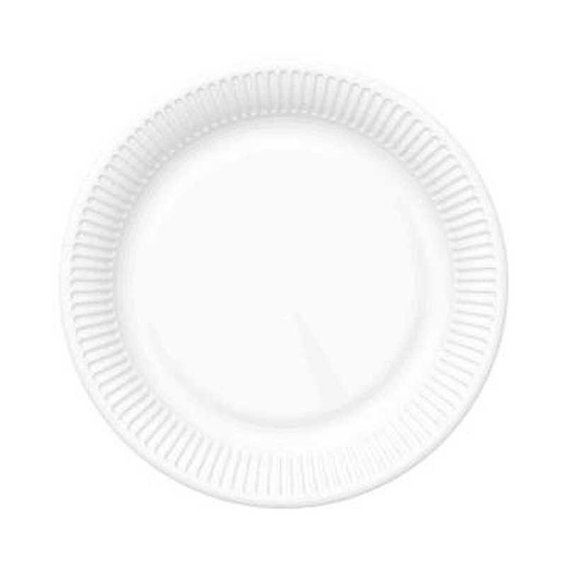 Talerzyki BIAŁE 20 szt. 18 cm