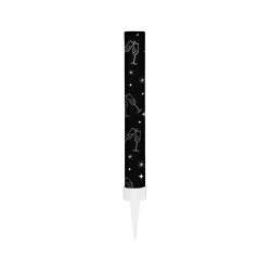 Cake fountain 12 cm 1 piece Black for 18th birthday