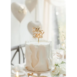 18. Geburtstag Topper Acryl Gold