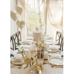 Topper ZŁOTE KRYSZTAŁY Ozdoba na tort