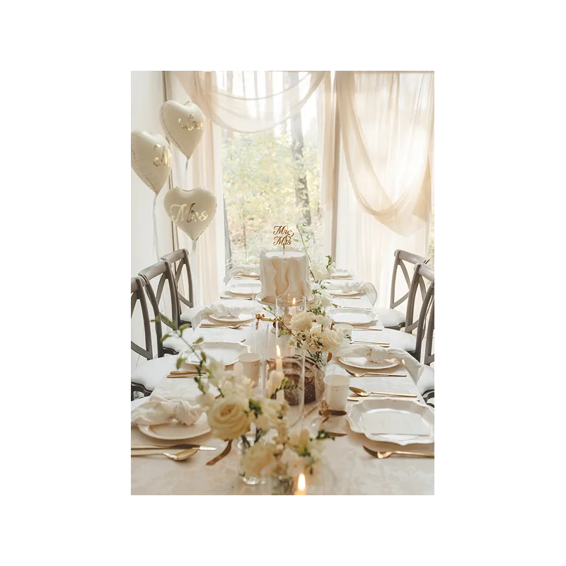 18. Geburtstag Topper Acryl Gold