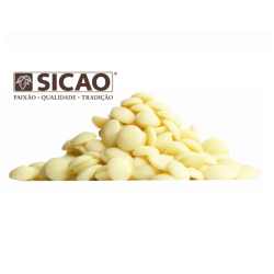 Callebaut Sicao čokoládové kapky bílá čokoláda 1kg Doypack