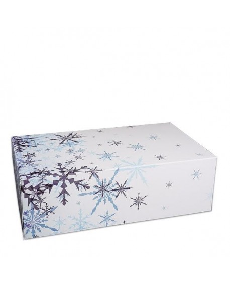 Snowflake packaging 25x15 cm for cakes, cookies