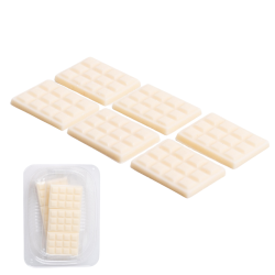 Mini czekoladki Białe 6 sztuk 25x35 mm