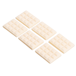Mini chocolates White 6 pieces 25x35 mm