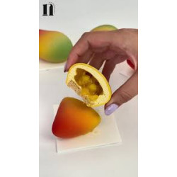 Forma silikonowa 3D Silikomart MANGO 130 6 gniazd monoporcje + wykrawacz