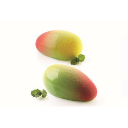 Forma silikonowa 3D Silikomart MANGO 130 6 gniazd monoporcje + wykrawacz
