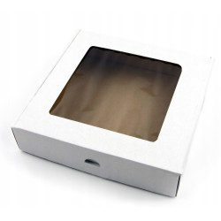 Packaging 25x25x6 cm WHITE with window