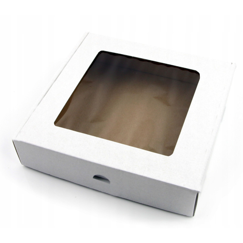 Packaging 25x25x6 cm WHITE with window