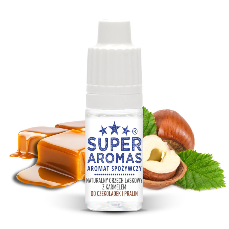 Aromat Sobucky KARMELOWY ORZECH LASKOWY 10 ml naturalny do czekoladek i pralin