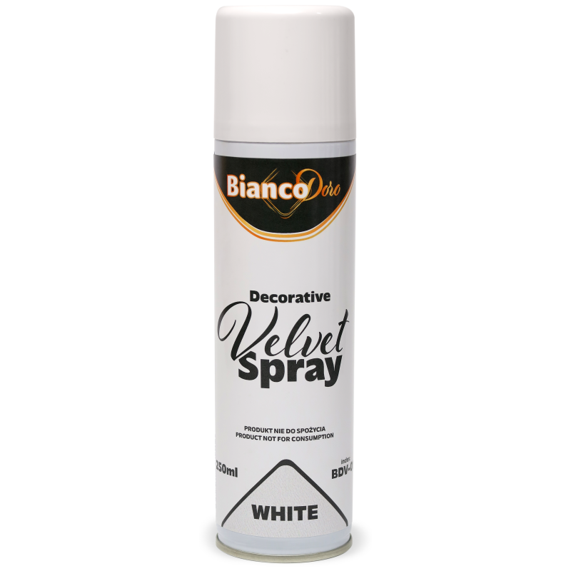 Food Colours edible velvet spray white 250 ml
