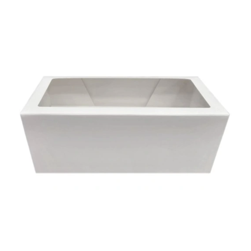 Opakowanie na 2 babeczki RÓŻOWE wys. 7,7 cm