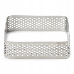 Перфоровані тарталетки з бортиком 7 см, квадратні