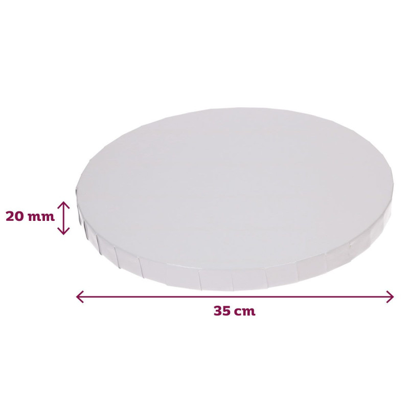 Fun Cakes styrodurový podstavec BÍLÁ 35 cm