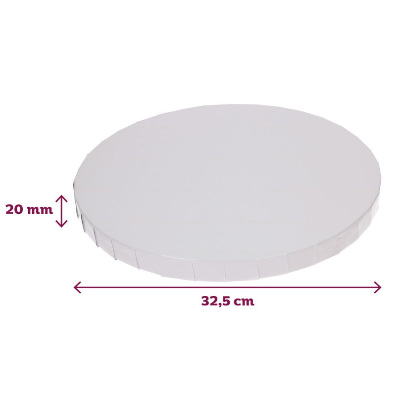 Fun Cakes Styrodurový základ BIELY 32,5 cm