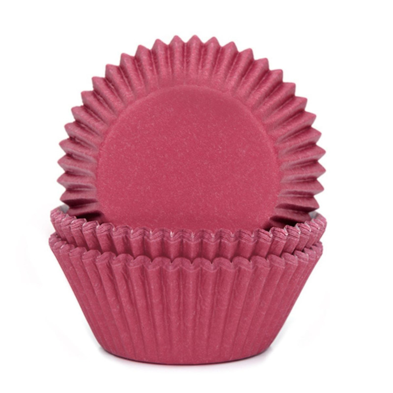 HoM cupcake liners 50 pcs Wine Red