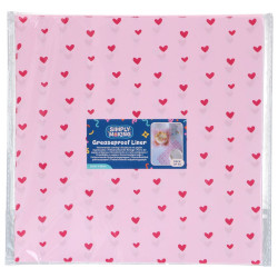 Papier do bento 25x25 cm Serduszka 50 szt