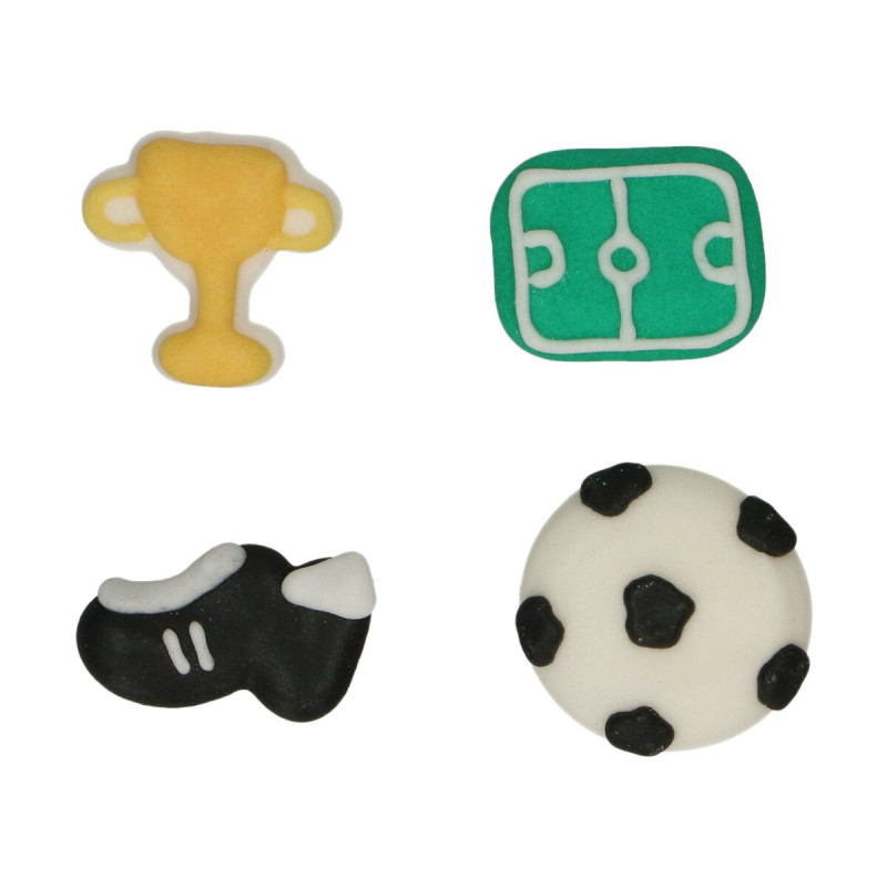 Cukrové ozdoby Fotbal 8 ks