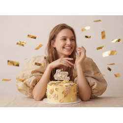 Świeczka urodzinowa napis Happy Birthday 