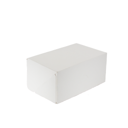 Opakowanie na ciasto 16,5x11x8  cm BIAŁE 