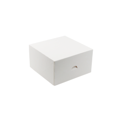 Kuchenverpackung 18x18x10 cm WEISS