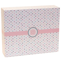 Opakowanie na ciasto 25x21x7 cm KROPKI