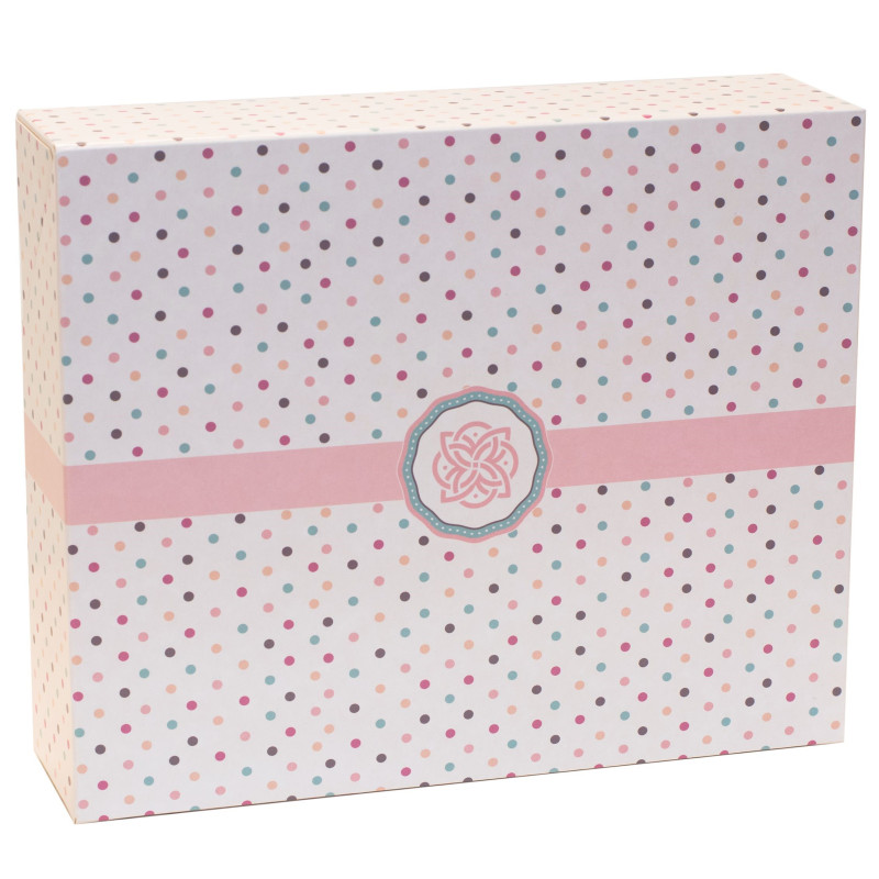 Opakowanie na ciasto 25x21x7 cm KROPKI