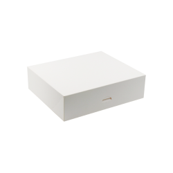 Opakowanie na ciasto 25x21x7 cm BIAŁE