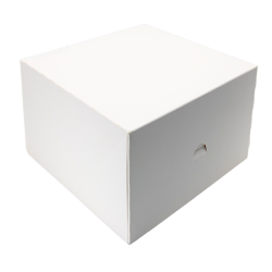 Cake packaging 26x26x12 cm WHITE