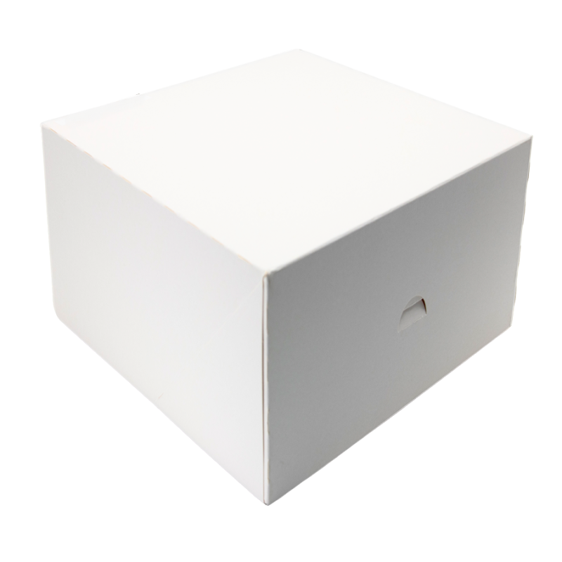 Упаковка для торта 26x26x12 см БІЛА