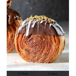 Bagel croissant cookie packaging Box 10x6 cm Kraft