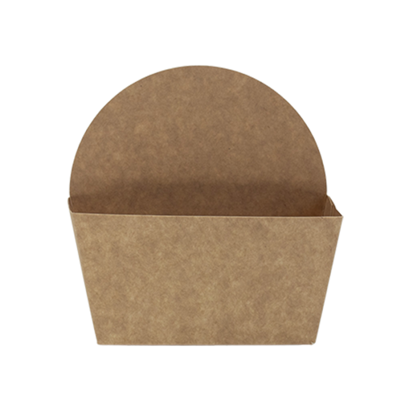 Balenie croissantových bagelových sušienok 10x6 cm Kraftová krabička 20 kusov