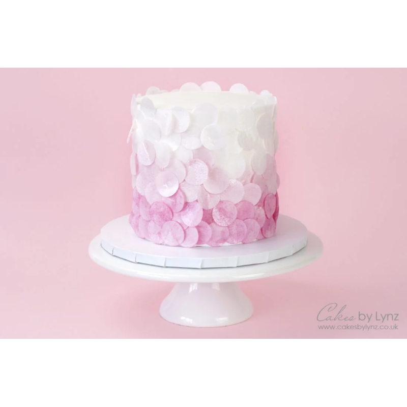 Papier waflowy różowy 0,3 mm - 20 arkuszy A4 Wafer Paper