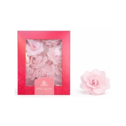 KWIAT Z OPŁATKA Begonia różowa 15 szt. kwiaty waflowe