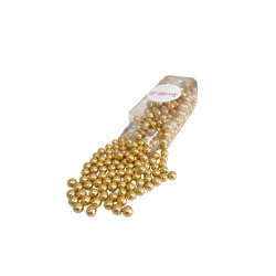 Posypka Sprinkle It! Gold Pearls 100g złota 7mm perełki złote