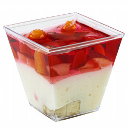 Pucharek kwadratowy 120 ml zestaw 50 szt. AllBag
