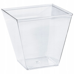 Pucharek kwadratowy 120 ml zestaw 50 szt. AllBag