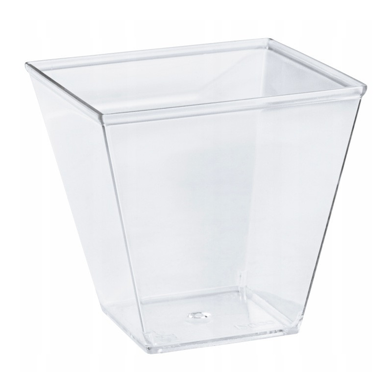 Pucharek kwadratowy 120 ml zestaw 50 szt. AllBag