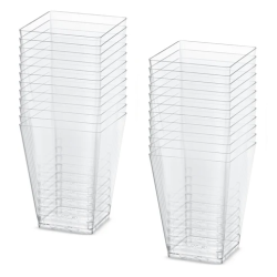 Pucharek kwadratowy 120 ml zestaw 50 szt. AllBag